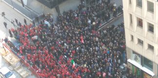 Disdetta contratto nazionale, lavoratori Tim in presidio al centro direzionale