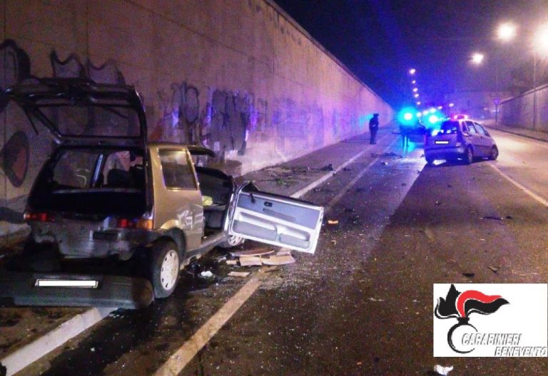 Benevento: scappa dopo incidente, scatta arresto. Ferito in prognosi riservata