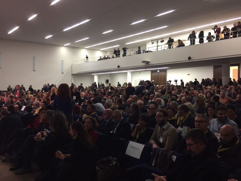 Renzi alla mostra D’Oltremare,  in mille per la manifestazione di chiusura per il ai