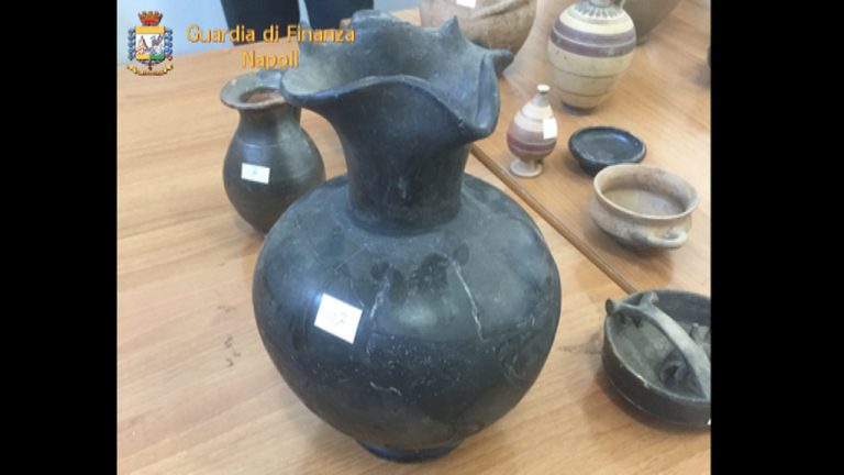 Acerra: reperti archeologici in casa,  denunciato 60enne