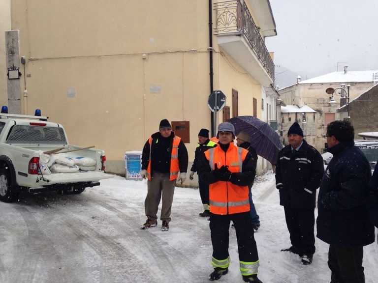 Gioia Sannitica, macchina amministrativa a lavoro per l’emergenza neve