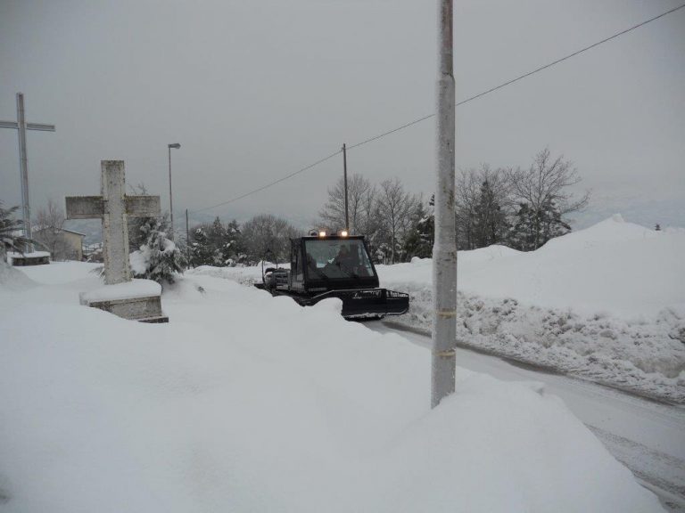 Emergenza neve nel Sannio, mobilitati oltre 350 carabinieri