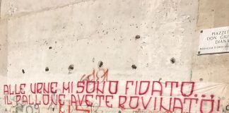 Stadio Bisceglia, i tifosi dell’Aversa Normanna contestano l’amministrazione comunale