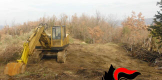 Fermato sbancamento illegale in Irpinia