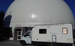 Caserta, in piazza Pitesti camper contro ludopatia