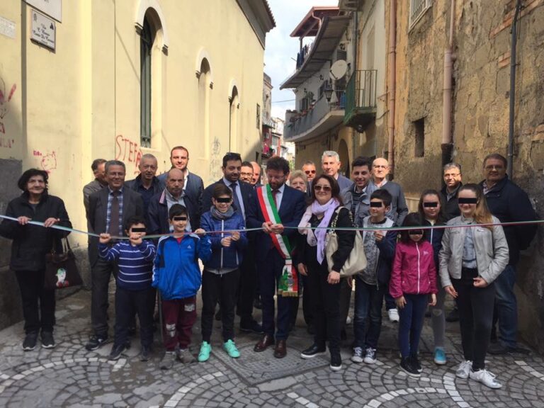 Acerra, inaugurata la nuova via Cavour