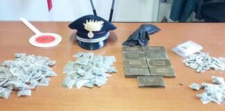 Sant’Arpino: in possesso di hashihsh e marjuana, arrestato 17enne