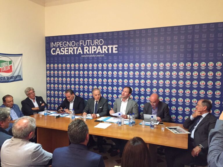 Caos provincia Caserta, Forza Italia compatta: da centrosinistra solo menzogne