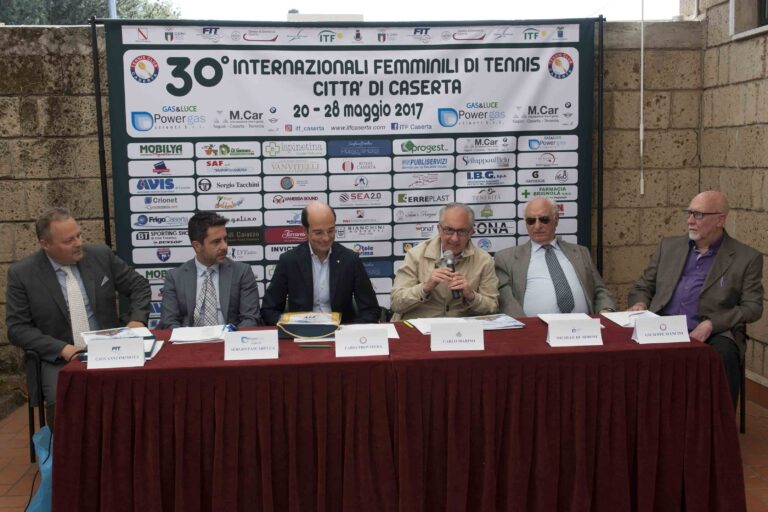 Caserta: tutto pronto per gli internazionali di tennis