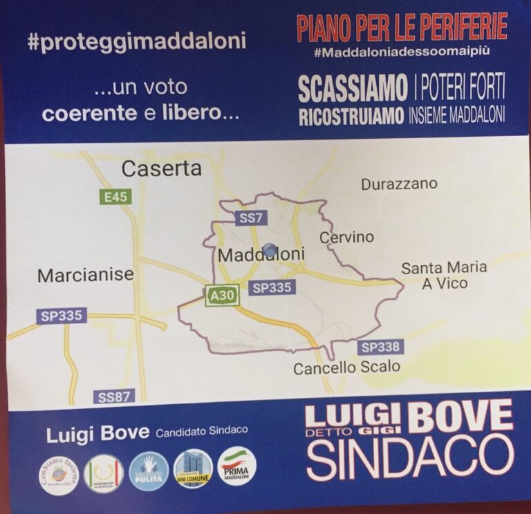 Maddaloni, Bove presenta il piano per le periferie