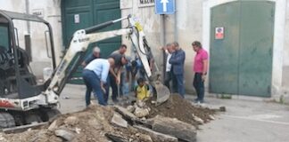 Santa Maria a Vico: riparato guasto condotta idrica in località Precisa