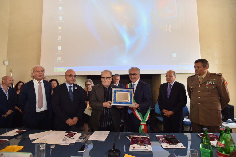 Caserta, cittadinanza onoraria al maestro Morricone