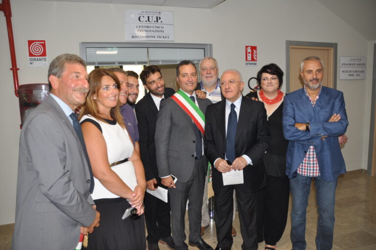 Telese Terme, De Luca inaugura il nuovo Poliambulatorio
