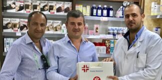 Cesa: la Farmacia Comunale dona medicinali per il primo soccorso alla Protezione Civile.