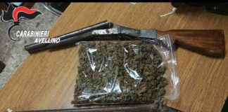 Droga e armi in una baracca a Montoro, in manette