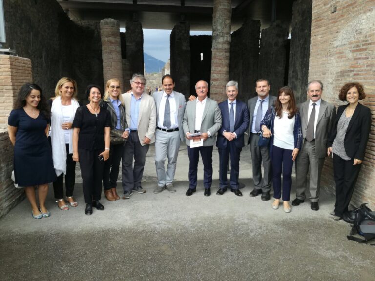 Commissione cultura Senato in visita agli Scavi di Pompei