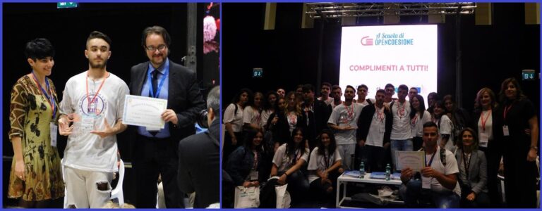 OpenCoesione, gli studenti del liceo scientifico “Segrè” nella top ten dell’edizione 2017/2018