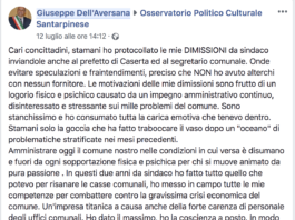 Signor sindaco Giuseppe Dell’Aversana ha perso lo “scuorno”, basta pipponi moralistici: è ridicolo, risolva i problemi di Sant’Arpino