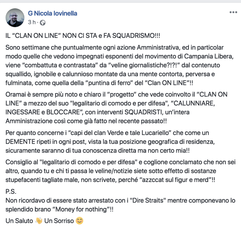 ESCLUSIVA Orta di Atella: le ordinanze che inchiodano il geometra Nicola Iovinella, ex “Negus” dell’ufficio tecnico: i pm fanno l’identikit del portavoce di Campania Libera (ancora per poco), oggi fedelissimo del sindaco Villano