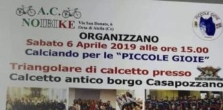 Orta di Atella, gara di solidarietà per raccolta fondi per bambini oncologici o affetti da malattie rare