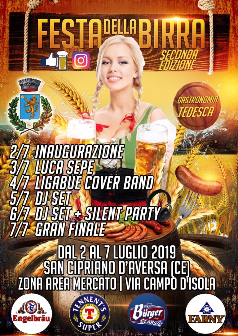 Festa della birra a San Cipriano d’Aversa tra silent party, tradizioni e grande divertimento