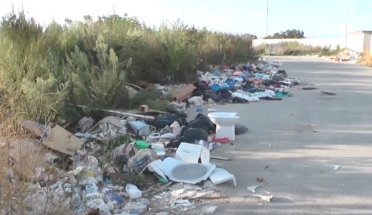 IL VIDEO DELLO SCEMPIO Crispano, area Pip nel totale degrado: tutta la zona è una mega discarica a cielo aperto. E l’assessore Vitale è come Mister X dell’Uomo Tigre