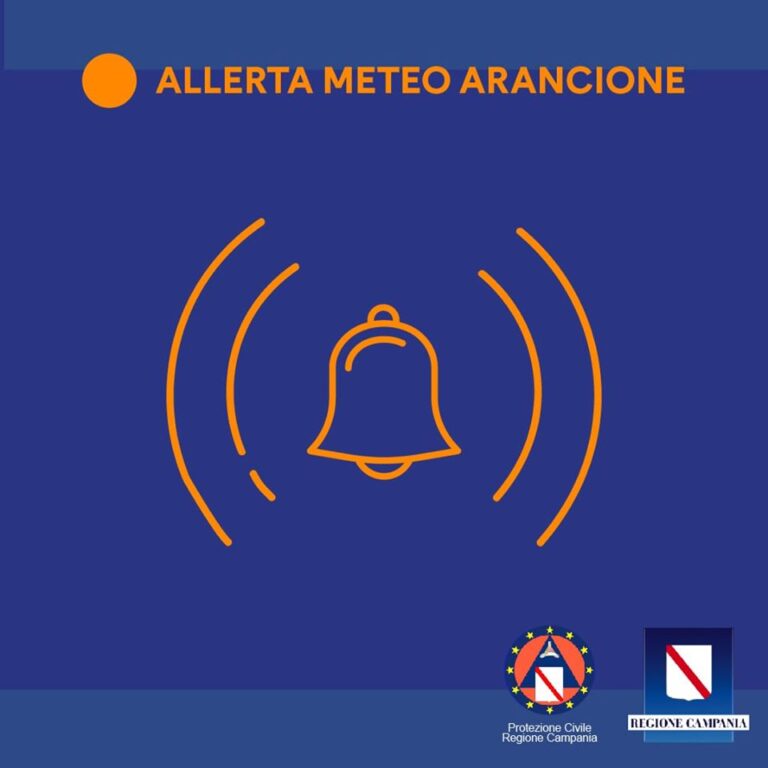 Maltempo: dalle 21 è allerta arancione sulla Campania, in arrivo piogge e forti temporali
