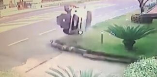 Paura nel Casertano, auto perde il controllo e si ribalta: miracolosamente salva una famiglia del basso Lazio