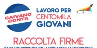 Lavoro per 100mila giovani, ‘Caivano conta’ in piazza raccoglie firme per promuovere il “Piano straordinario per la formazione e l’occupazione”
