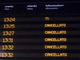 Weekend a rischio e disagi per chi viaggia in treno, possibili cancellazioni per lo sciopero 23-24 novembre