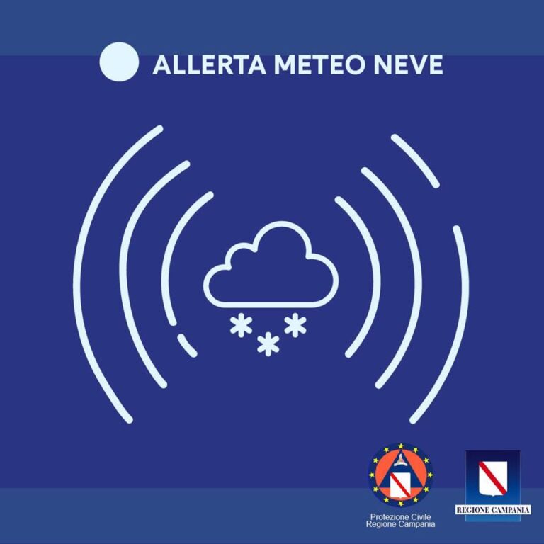 Meteo in Campania, neve e gelate in arrivo dalle 20 di questa sera sulle zone di media e alta quota