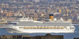 Coronavirus, inizia lo sbarco per i membri dell’equipaggio della Costa Mediterranea: primi rientri a casa per i residenti in Campania