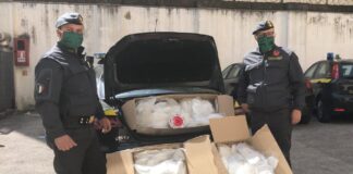 Ancora dispositivi di protezione senza autorizzazioni: 70mila mascherine contraffatte sequestrate in varie zone del Casertano