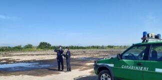 Operazione ‘Strade Sicure’, scarico di liquami in un terreno agricolo: fondo da 20mila mq sequestrato e due fratelli denunciati