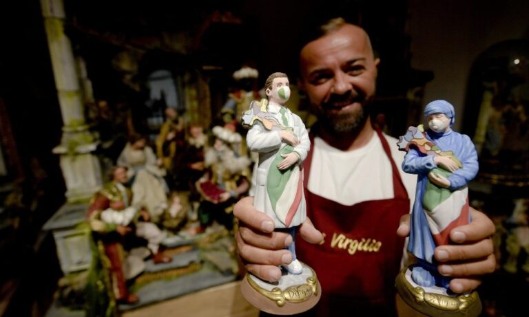 Emergenza Covid, i medici impegnati nella lotta al virus sul presepe napoletano. Il maestro Di Virgilio: “È un modo per ringraziare chi ha messo a rischio la propria vita per salvare la nostra”
