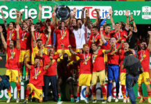 Il Benevento festeggia il salto in ‘A’ nel Teatro Romano