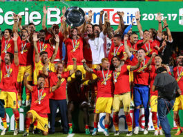 Il Benevento festeggia il salto in ‘A’ nel Teatro Romano