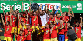 Il Benevento festeggia il salto in ‘A’ nel Teatro Romano