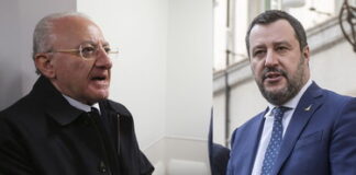 Altro round Salvini-De Luca. Il leader del Carroccio da Sorrento: “A settembre farà la spalla di Crozza”