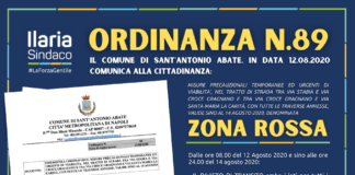 Sant’Antonio Abate, misure anticovid: il sindaco Abagnale ordina la chiusura di numerosi luoghi pubblici