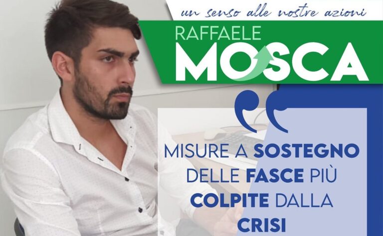 VIDEO Regionali, Raffaele Mosca punta su parità scolastica, fondo di solidarietà alle famiglie in difficoltà e servizi socio-sanitari accessibili ai meno abbienti