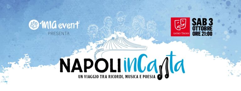 Napoli InCanta, spettacolo il 3 ottobre per conoscere un secolo di musica e arte partenopea