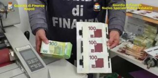 Napoli, individuata stamperia di banconote false