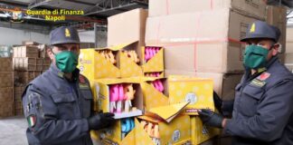 Nola, la guardia di finanza sequestra 570mila prodotti privi del marchio “CE” di una ditta di import cinese