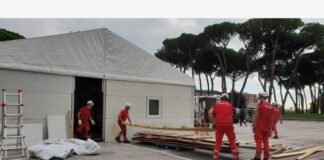 Entro lunedì in funzione la tensostruttura in allestimento al Cardarelli