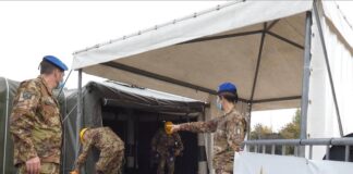 Monteruscello: operativo il casello dell’Esercito per effettuare tamponi