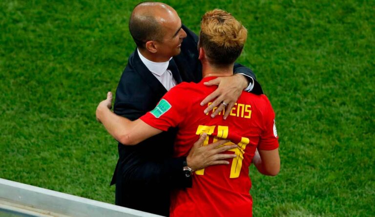 Gran goal di Mertens nella partita di Nations League tra Belgio ed Inghilterra