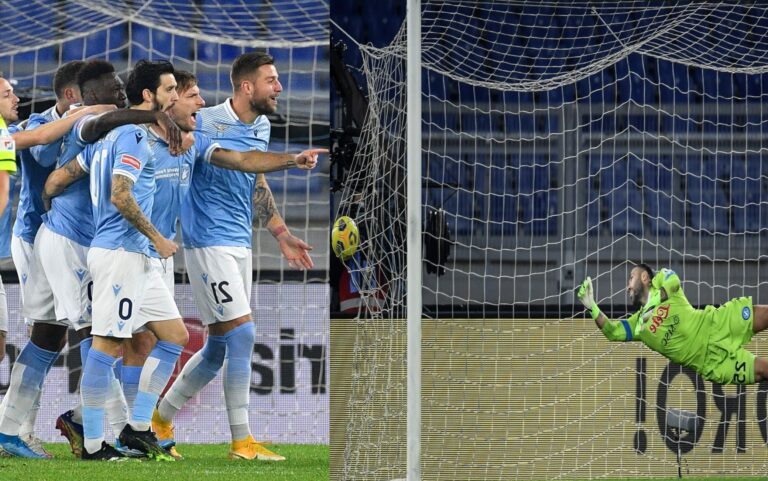 Un Napoli senza né testa né coda battuto dalla Lazio (2-0). Infortunio anche per Lozano: e da questa sera in ritiro fino a mercoledì