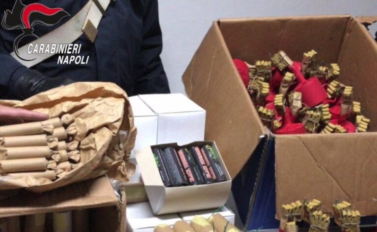 Carabinieri e polizia in azione: sequestro di botti illegali, tre le persone denunciate