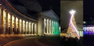 Resterà acceso 24 ore al giorno l’albero di Natale di Piazza del Plebiscito